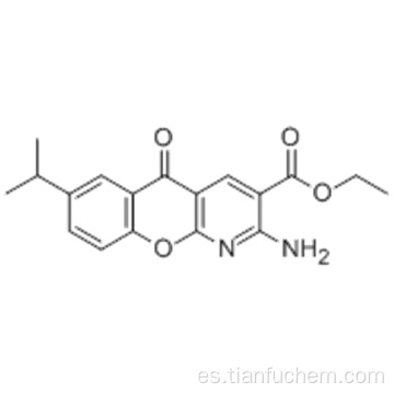 Etil 2-amino-7-isopropil-5-oxo-5H-cromeno [2,3-b] piridina-3-carboxilato CAS 68301-99-5